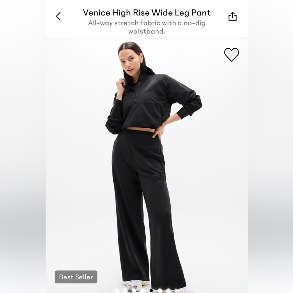 Athleta Venice High Rise Wide-Leg Pants - Women